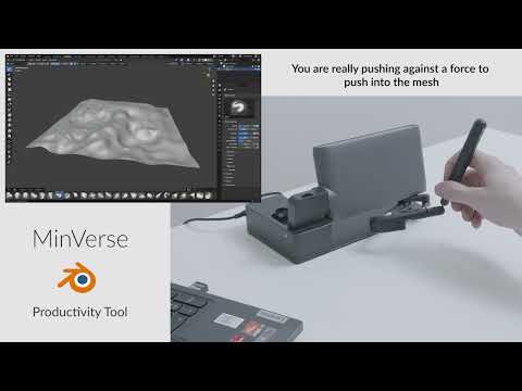 Blender 中的 3D 交互!MinVerse 的更新